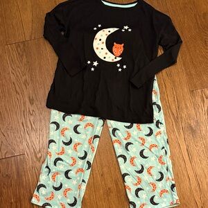 Cat & Jack Moon and Stars Pajama Set - Black and Blue